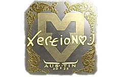 Sticker | xertioN (Gold) | Austin 2025