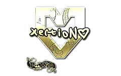 Sticker | xertioN (Gold) | Paris 2023