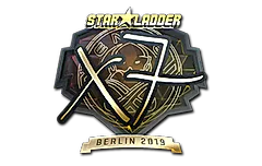 Sticker | xseveN (Gold) | Berlin 2019