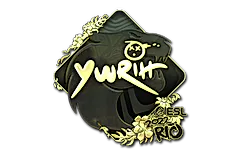 Sticker | yuurih (Gold) | Rio 2022