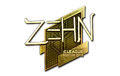 Sticker | zehN (Gold) | Boston 2018