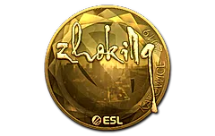 Sticker | zhokiNg (Gold) | Katowice 2019