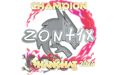Sticker | zont1x (Champion) | Shanghai 2024