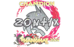 Sticker | zont1x (Glitter, Champion) | Shanghai 2024