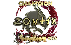 Sticker | zont1x (Gold, Champion) | Shanghai 2024