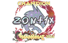 Sticker | zont1x (Holo, Champion) | Shanghai 2024