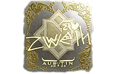 Sticker | zweih (Gold) | Austin 2025